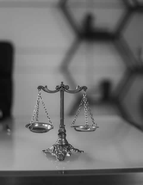 A Grayscale of a Balance Scale